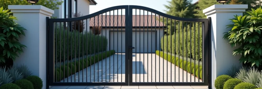 Portail en aluminium